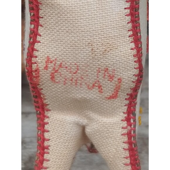 Vintage Miniature Embroidered Silk Stuffed Gazelle - Picture 8 of 10